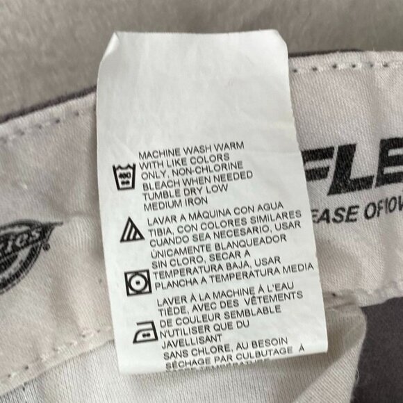 Dickies Men's Work Pants 38x30 Flex Work Gray Cotton Blend for Work or Skate - Picture 5 of 7